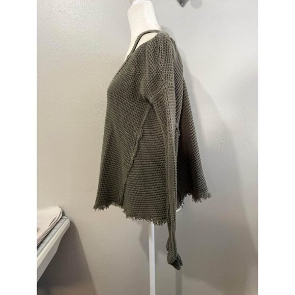 Free People Moonshine Sweater Sage Green Size XS - Picture 3 of 10